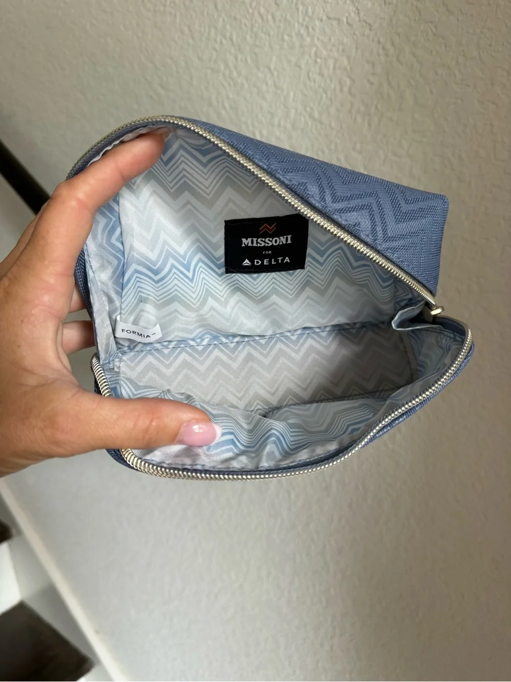 Missoni x Delta One Amenity Kit/Travel Cosmetic Bag